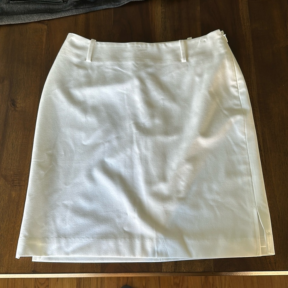 White Stretch Skirt